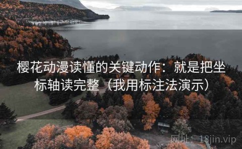 樱花动漫读懂的关键动作：就是把坐标轴读完整（我用标注法演示）